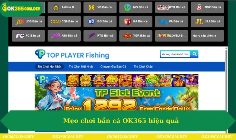 Mẹo chơi bắn cá OK365 hiệu quả