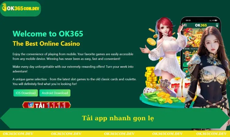 Tải app nhanh gọn lẹ